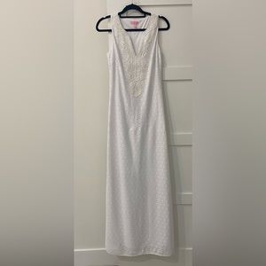 Lilly Pulitzer M White Maxi Dress